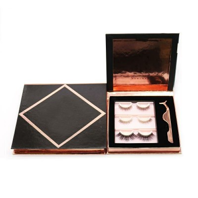 wholesale custom eyelashes packaging box private label for strip lash extensions adhesive