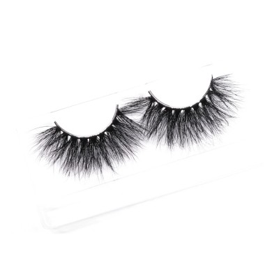 Quality stable Safety disinfection multiple inspection siberian mink eyelash 25mm