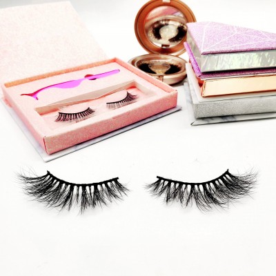 3D Mink Eyelash Packaging Box Custom Logo